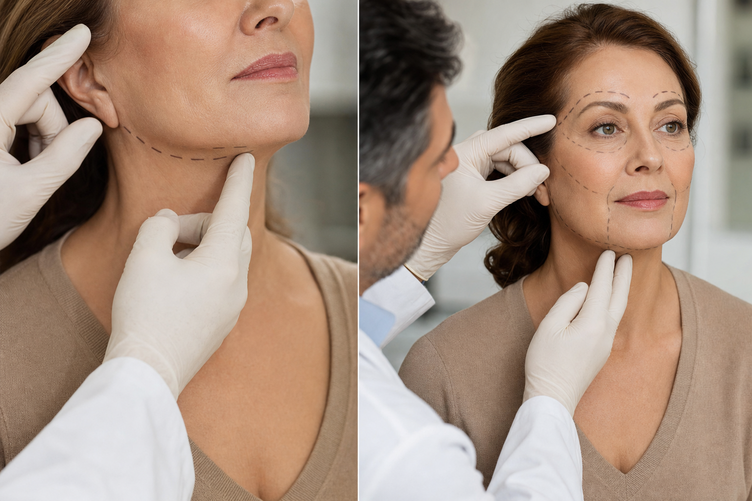 Difference Between Mini Facelift and Full Facelift: Areas Treated, Recovery, and How Surgeons Choose