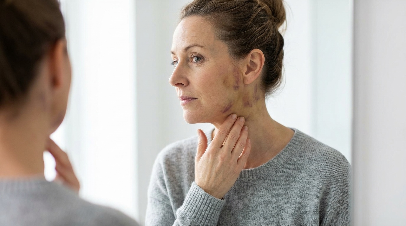 The Gravity Descent Phenomenon: Why Your Neck Is Bruised After Ear-Level Incisions