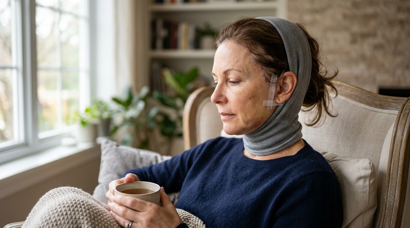 The Short Scar Facelift Healing Timeline: From Day 1 to Maturation